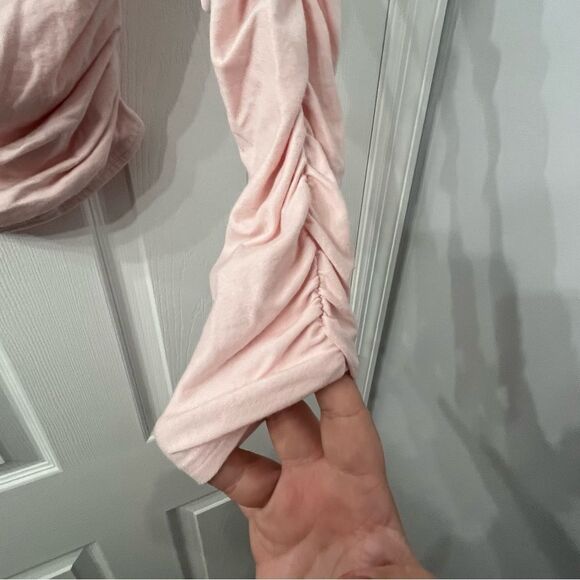 NWT Open Edit Off the Shoulder Ruched Top size small - Picture 5 of 7